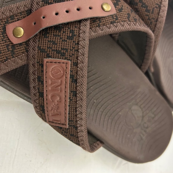 ONCAI Mens Sandals Arch Support Slides Plantar Fasciitis - Picture 10 of 11